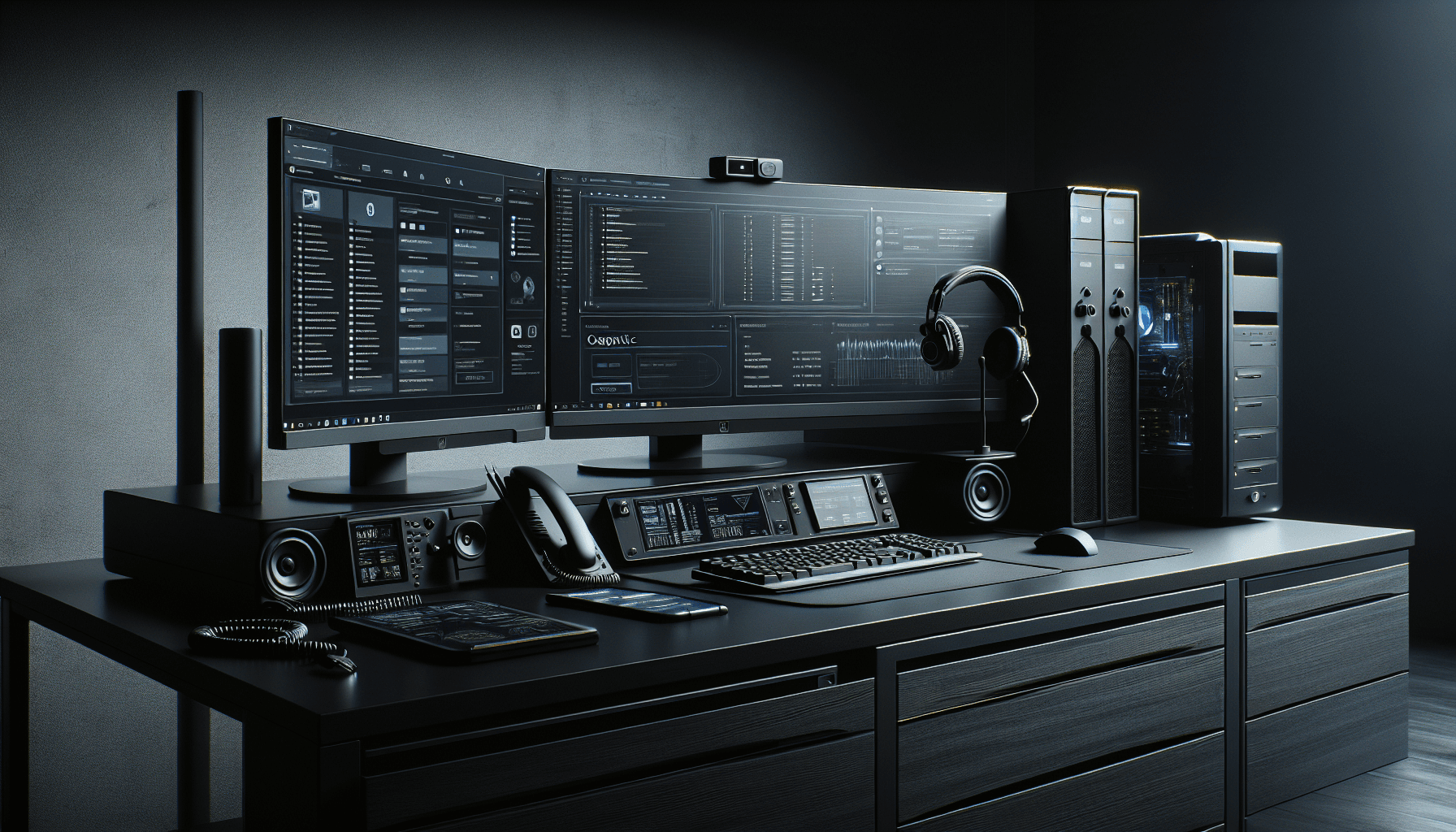 Technical Support Engineer workspace